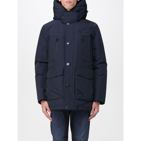 Woolrich Coat Men Blue